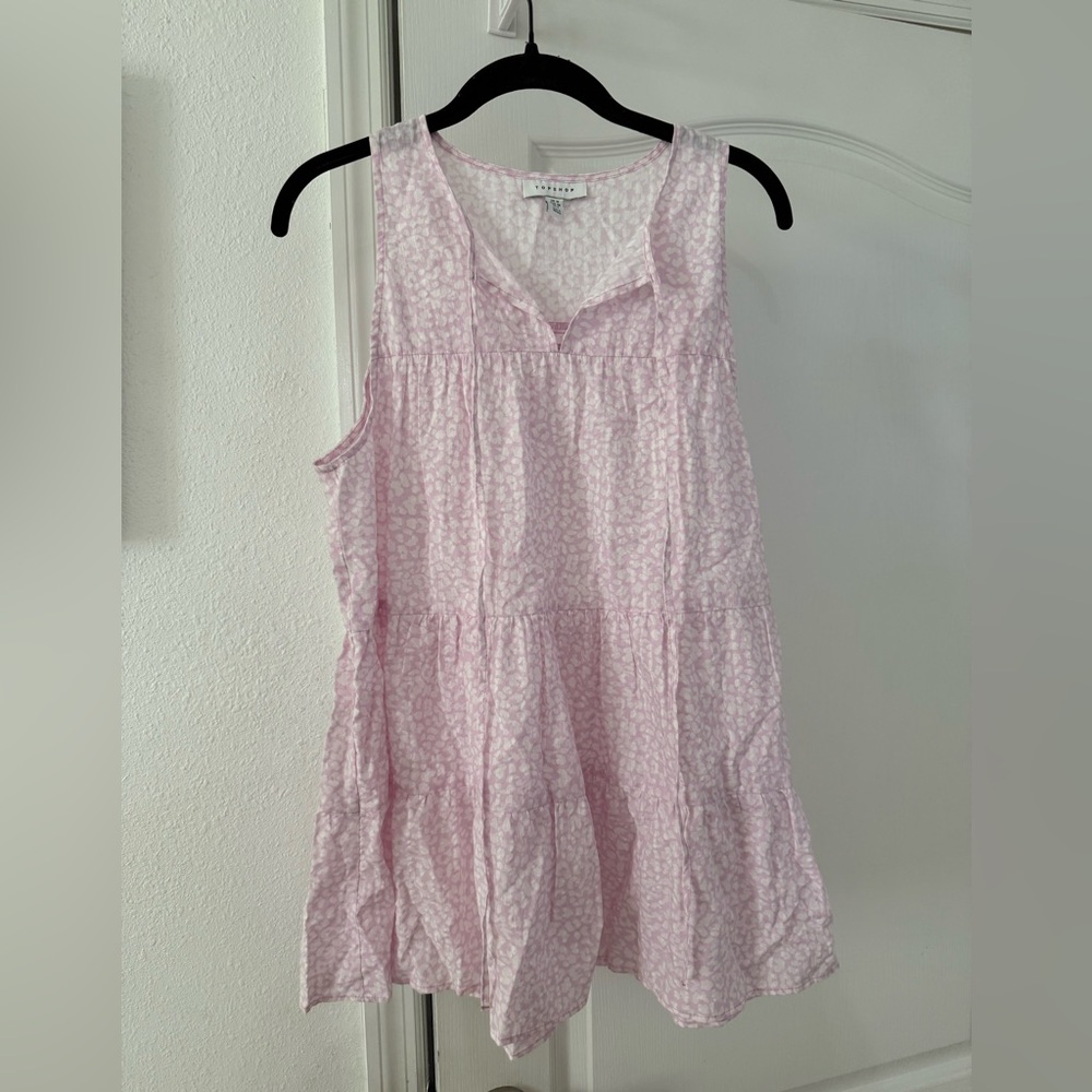 TopShop Printed Blouse SZ 6